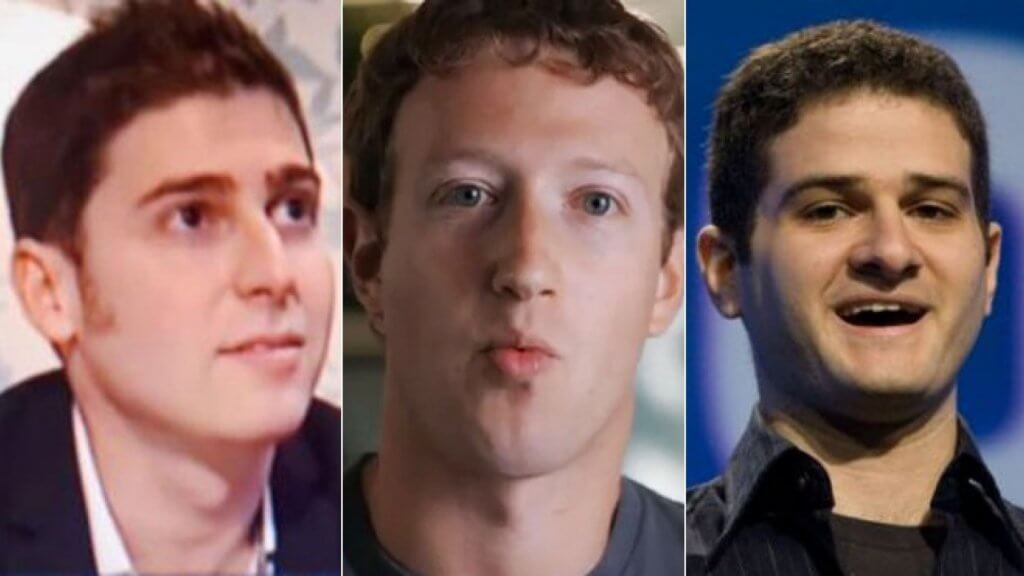 Mark Zuckerberg, Eduardo Saverin e Dustin Moskovitz